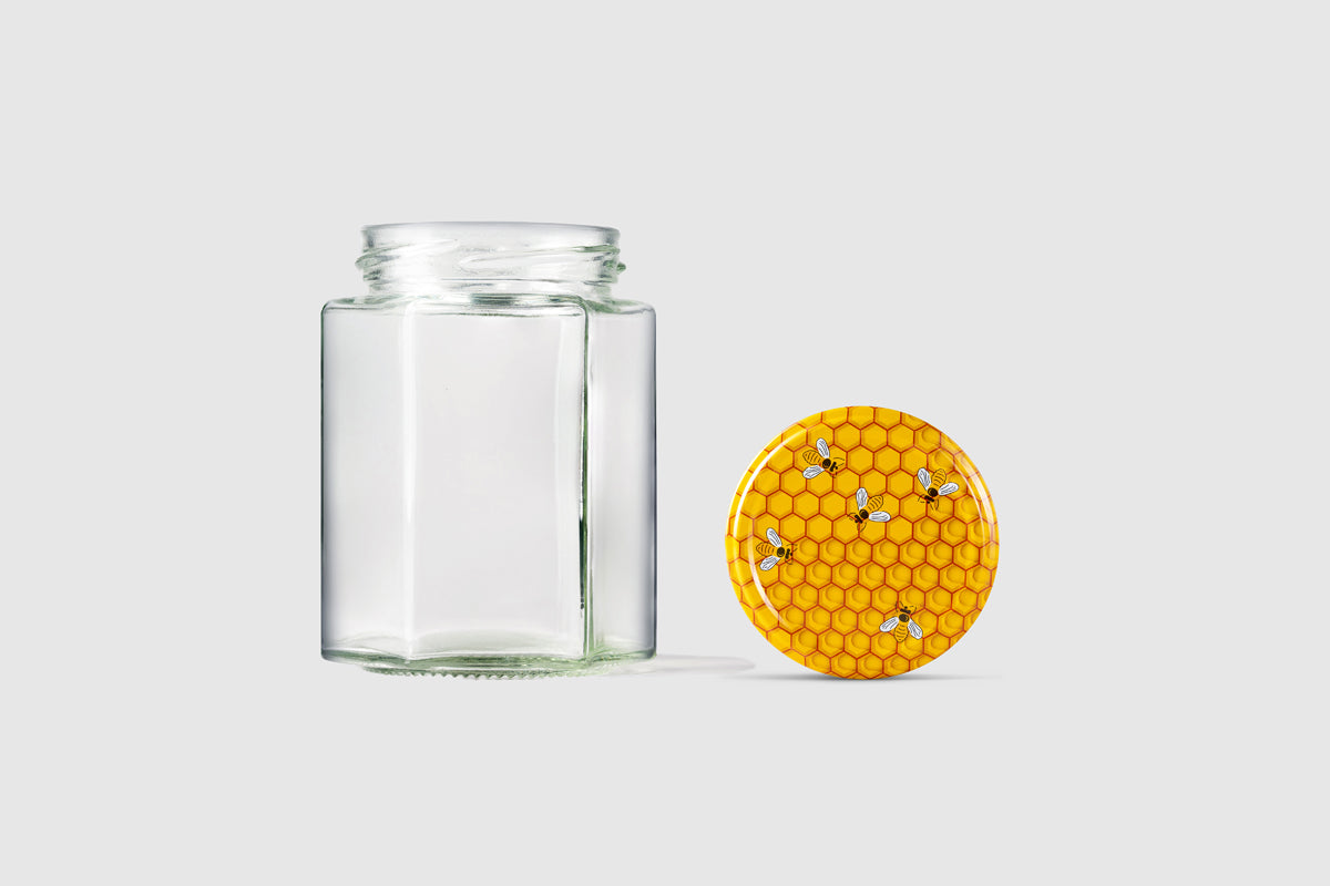Borcan 770 ml Hexagonal