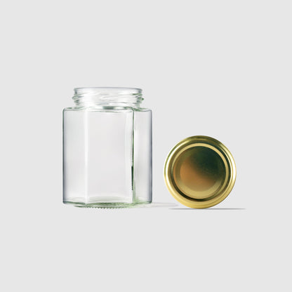 Borcan 280 ml Hexagonal
