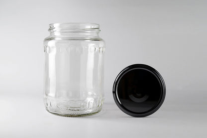 Borcan 720 ml Utilizat, cu Eticheta si Capac, Clatit