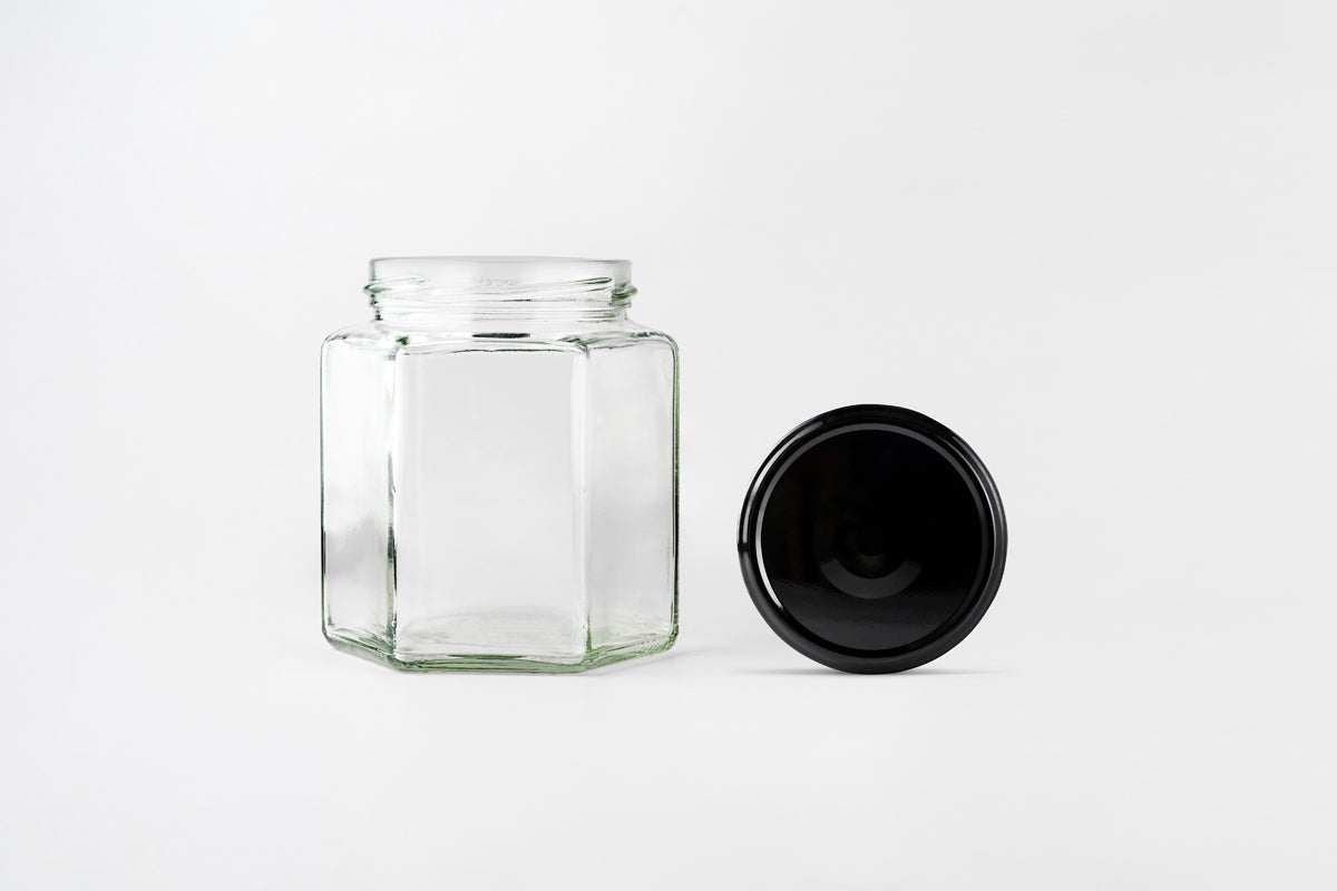 Borcan 360 ml Hexagonal
